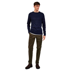 Selected Homme Maine Knit Crew Neck - Sapphire