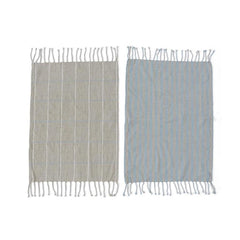 OYOY Living Gobi Tea Towel Tourmaline / Grey  - Set of 2