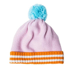 Rockahula Kids Pink Orange Blue Knit Bobble Hat