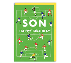 Ohh Deer - Son Football Birthday Card