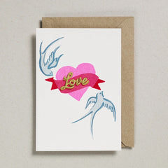 Petra Boase Love Heart Patch Card