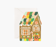 Rifle Paper - Gingerbread House Card