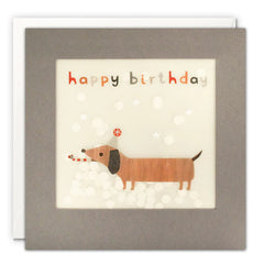 James Ellis Happy Birthday Dachshund  Shakie Card