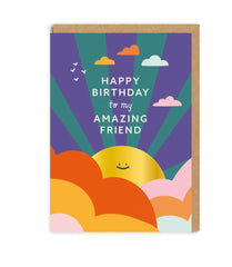 Ohh Deer - Amazing Friend Sunshine Birthday Card