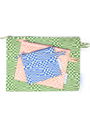 Kind Bag Stand-up Pouches - Trippy Checkerboard