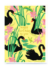 Noi Publishing Swans Birthday Card