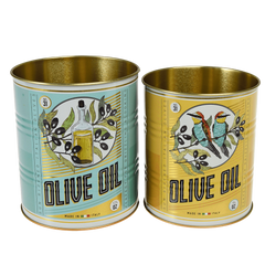 Rex London - Olive Oil Storage Tins - Set Of Two