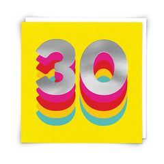 Cloud Nine Rainbow Birthday Card — 30