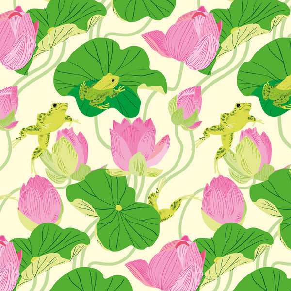 Sweet Pea Floral Print Wrapping Paper By Caroline Gardner