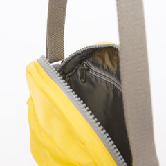 Roka Paddington B Sustainable Nylon Lemon Crossbody Bag
