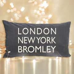 Bromley Cushion - London, New York, Bromley Cushion