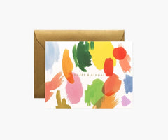 Rifle Paper Happy Birthday Palette Card