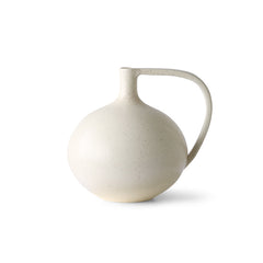 HKliving Ceramic Vase Medium - White Speckled