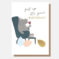 Caroline Gardner - Hippo Birthday Card