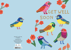 Roger la Borde Get Well Soon Birds Card