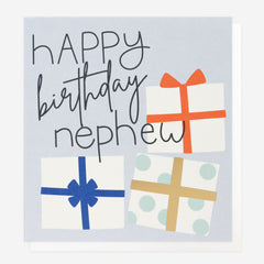 Caroline Gardner - Presents Birthday Card For Nephew