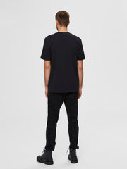Selected Homme Relax T-Shirt Black