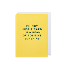 Lagom Design - Beam of Positive Sunshine Mini Card