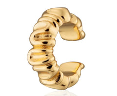 Scream Pretty - Gold Plated Scrunchie Ear Cuff