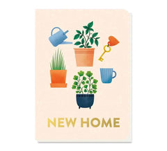 Stormy Knight New Home Greetings Card With Mixed Herb Seed Sticks