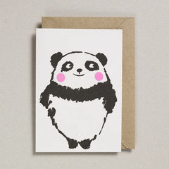 Petra Boase Japanese Paper Balloon Card - Panda
