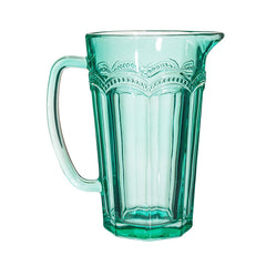 Sass & Belle Clarisse Glass Jug - Turquoise