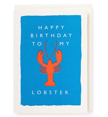 Archivist Happy Birthday To My Lobster Card