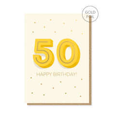Stormy Knight 50th Milestone Birthday Card