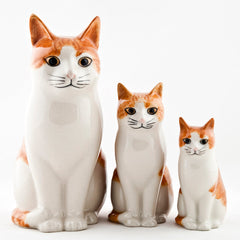 Quail Ceramics Cat Vase - Squash