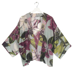 One Hundred Stars Protea Duck Egg Kimono