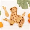 Sass & Belle Giraffe Bamboo Kids Plate