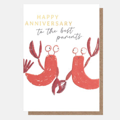 Caroline Gardner - Parents Anniversary Lobster Card