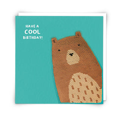 Redback Cards - Sequin Bear