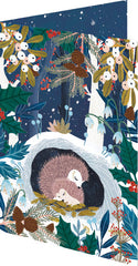 Roger la Borde Lasercut Christmas Card - Wild Wood Hideaway