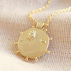 Lisa Angel - Reversible Day and Night Necklace in Gold