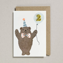 Petra Boase Age 2 Riso Pets Card - Bear