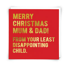 Redback Cards Christmas Parents