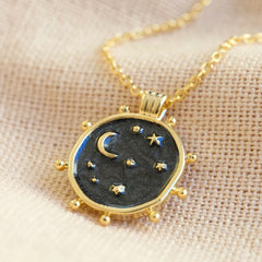 Lisa Angel - Reversible Day and Night Necklace in Gold