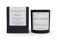 Lotus & Lapis Stillness Candle Black
