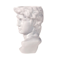 Sass & Belle Large Greek Head Vase White