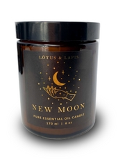 Lotus & Lapis New Moon Candle