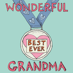 Wonderful Grandma - Card