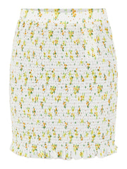Pieces Taylin Smock Skirt - Buttercream Floral