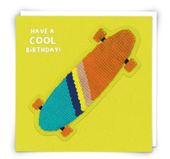 Skateboard Sequin Card - Redback Cards