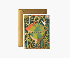 Rifle Paper Joy To The World Christmas Card