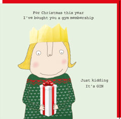 Rosie Made A Thing - Gin Membership Christmas Card