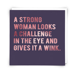 Redback Cards Strong Woman