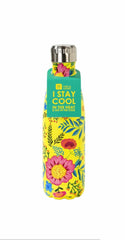 Talking Tables - Yellow Floral Reusable Water Bottle 500ml