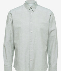 Selected Homme - Linen Blend Shirt - Desert Sage