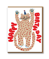 Party Cheetah Birthday Card - 1973
